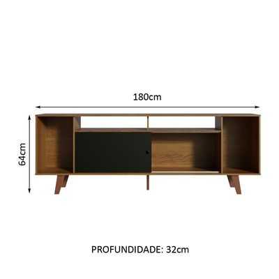 Rack para Tv 65 Polegadas Cancun com Pés Madesa 70087K5ZPP