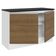 Balcão De Pia Cozinha 100% Mdf 120 Cm 2 Portas Branco/rustic Acordes Madesa Branco/rustic