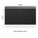 Balcão De Pia Cozinha 100% Mdf 120 Cm 2 Portas Branco/preto Acordes Madesa Branco/preto