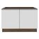 Balcão de Pia Glamy 2 Portas Rustic e Branco Madesa