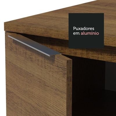 Balcão De Pia Cozinha 2 Portas E 3 Gavetas (com Tampo) Rustic Stella Madesa Rustic