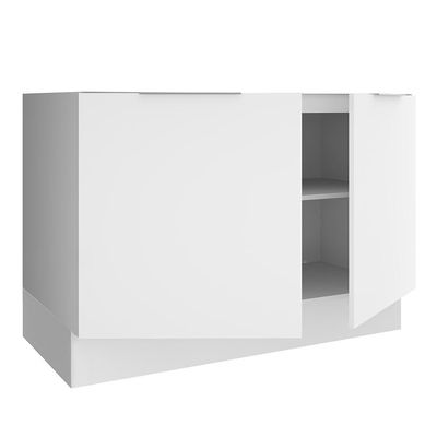 Balcão de Pia Stella 2 Portas Branco Madesa