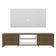 RackRustic e Painel para TV Metz Branco Madesa