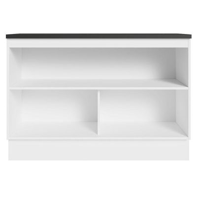 Balcão De Pia Cozinha 100% Mdf 120 Cm 2 Portas Branco Acordes Madesa Branco