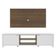 Rack Metz Branco e Painel para TV Rustic Madesa