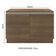 Balcão de Pia Madesa Glamy 120Cm 2 Portas com Tampo Rustic