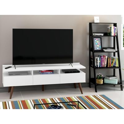 Rack Para Tv Até 65 Polegadas Madesa Londres Estante Escada