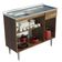Balcão Gabinete Com Pia 3 Portas E 1 Gaveta 105cm Rustic Emilly Madesa Rustic