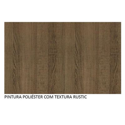 Balcão Gabinete Com Pia 3 Portas E 1 Gaveta 105cm Rustic Emilly Madesa Rustic