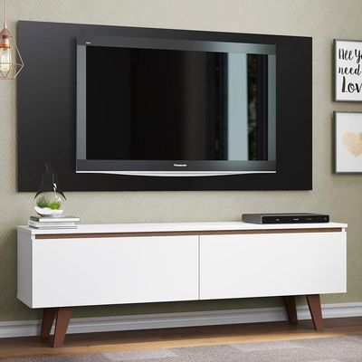 "Rack Madesa Le Mans e Painel para Tv Até 55"" 2 Portas"
