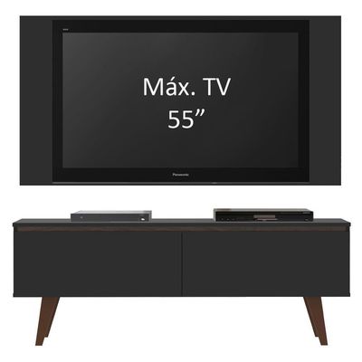 "Rack Madesa Le Mans e Painel para Tv Até 55"" 2 Portas"