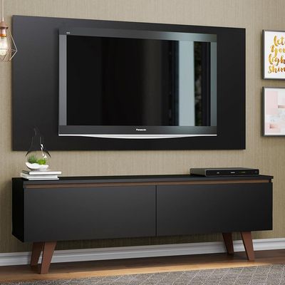"Rack Madesa Le Mans e Painel para Tv Até 55"" 2 Portas"