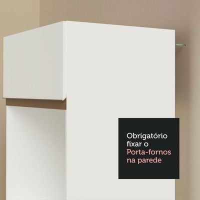 Cozinha Reims Branco com Balcão 8 Portas 3 Gavetas Madesa