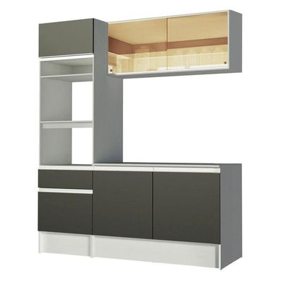 Cozinha Compacta Diamante com Armário Balcão e Tampo Madesa