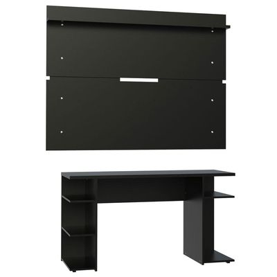 Mesa Para Computador Gamer e Painel Tv - Preto