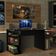 Mesa Para Computador Gamer e Painel Para Tv Até 50 - Preto
