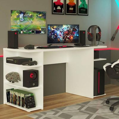 Mesa Para Computador Gamer - Branco
