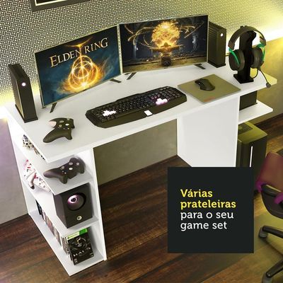 Mesa Para Computador Gamer - Branco