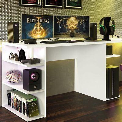 Mesa Para Computador Gamer - Branco