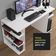 Mesa Para Computador Escrivaninha Branco Branco