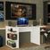Mesa Para Computador Gamer e Painel Para Tv Até 50 - Branco