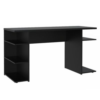 Mesa Para Computador Escrivaninha Preto Preto