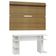 Mesa Para Computador Gamer e Painel Tv - Branco/rustic