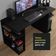 Mesa Para Computador Escrivaninha Preto Preto