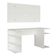 Mesa Para Computador Gamer e Painel Para Tv Até 50 - Branco