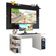 Mesa Para Computador Gamer e Painel Tv - Branco/preto