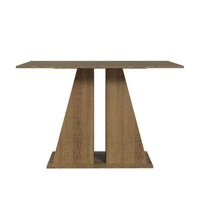 Mesa De Jantar Retangular Com Tampo De Madeira Rustic 5383 Madesa Rustic