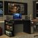 Mesa Para Computador Gamer e Painel Para Tv Até 50 - Preto