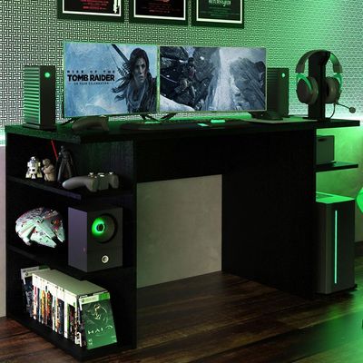 Mesa Para Computador Gamer Madesa - Preto