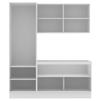 Kit Área Serviço Acordes Glamy MDF Armário e Balcão Madesa