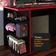 Mesa Para Computador - Preto/vermelho Preto