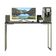Mesa De Escritório Industrial 120cm Nero Marquina Madesa