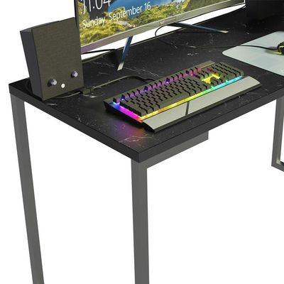Mesa De Escritório Industrial 120cm Nero Marquina Madesa