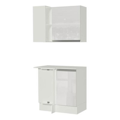 Kit Canto Madesa Smart 2 Portas E Nicho