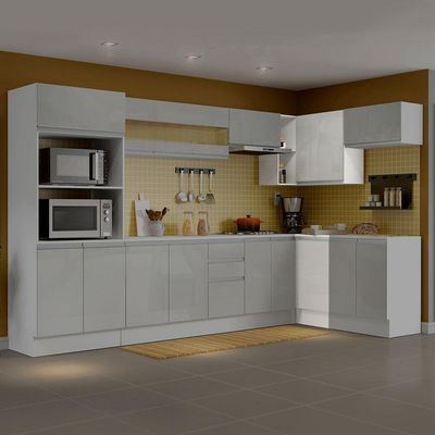 Kit Canto Madesa Smart 2 Portas E Nicho