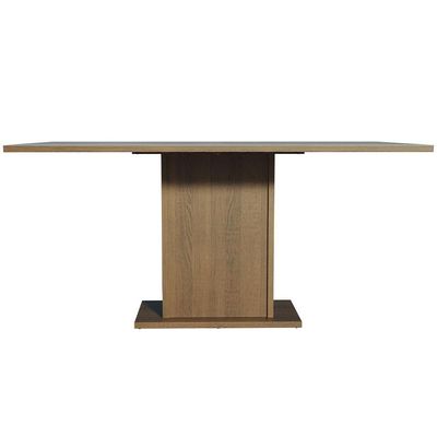 Mesa De Jantar Retangular Tampo De Madeira Madesa 5363 - Rustic/cinza Rustic/cinza