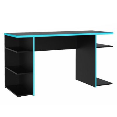 Mesa Computador Gamer Madesa 9409 - Preto/azul Preto