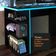 Mesa Computador Gamer Madesa 9409 - Preto/azul Preto