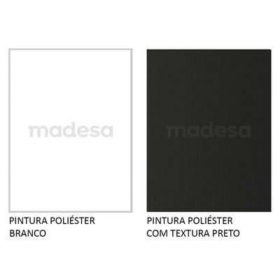 Mesa Gamer Madesa e Painel para TV até 65 Polegadas Branco