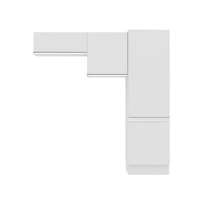Kit Área Serviço Acordes Glamy MDF 2 Armários 1 Torre Madesa