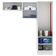 Kit Área Serviço Acordes Glamy MDF 2 Armários 1 Torre Madesa