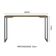 Mesa De Escritório Industrial 120cm Rustic Madesa Rustic