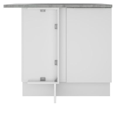 Balcão de Canto Stella 1 Porta Branco Madesa