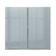 Armário Aéreo 70 Cm 2 Portas Branco/cinza Lux Madesa Branco/cinza