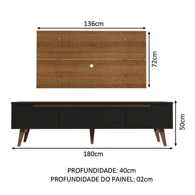 Rack Reims e Painel para Tv Madesa