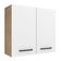 Armário Aéreo 70 Cm 2 Portas Rustic/branco Rustic/branco